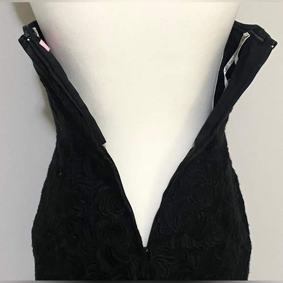 Lilly Pulitzer Womens2 Solid Black Bowen Floral Strapless  Dress Classic Preppy - Picture 5 of 16